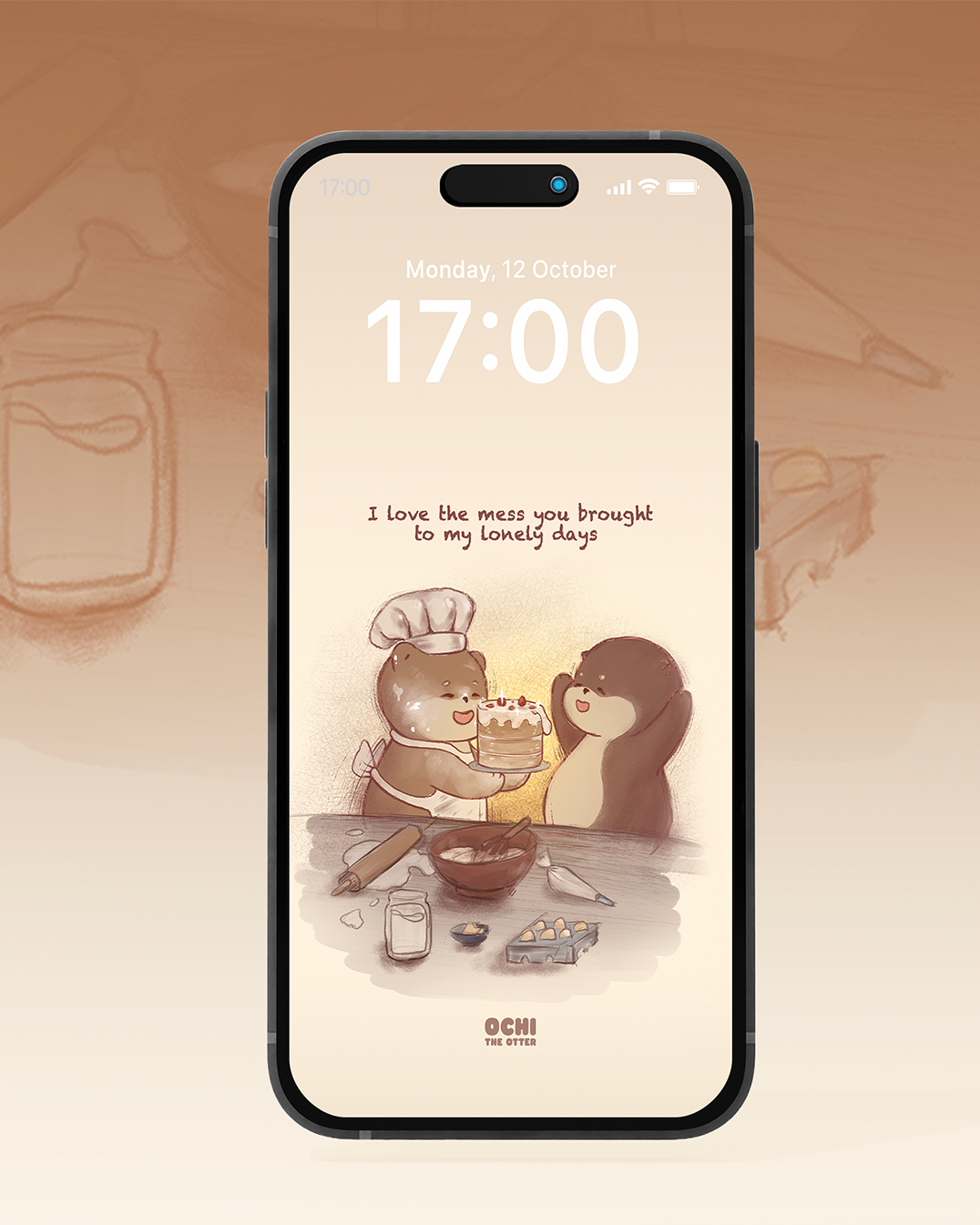I love the mess you brought to my lonely days Mobile Wallpaper