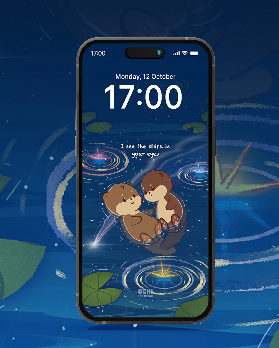 Day 14 - I see the stars in your eyes (Mobile Wallpaper)