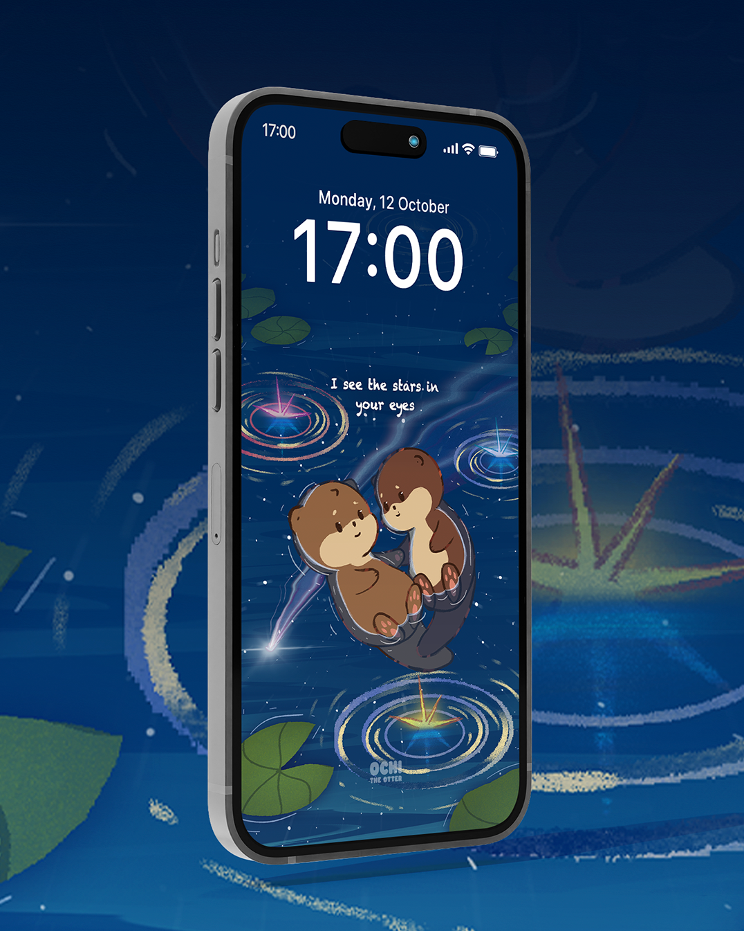 Day 14 - I see the stars in your eyes (Mobile Wallpaper)