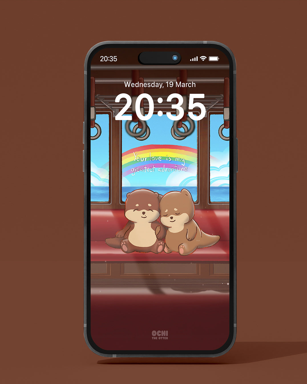 Your love is my greatest adventure Mobile Wallpaper
