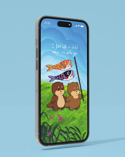 I feel like a child Mobile Wallpaper