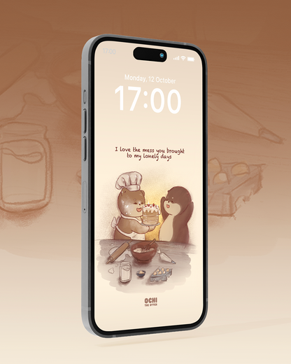 I love the mess you brought to my lonely days  Mobile Wallpaper