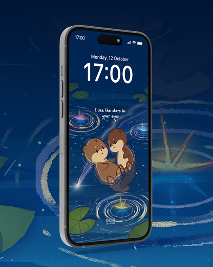 Day 14 - I see the stars in your eyes (Mobile Wallpaper)