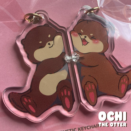 I love u like no otter Keychain