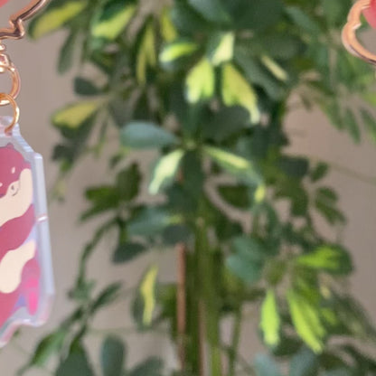 I love u like no otter Keychain